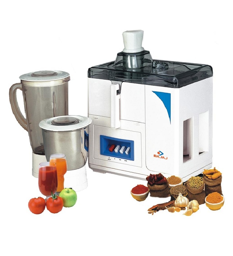 Bajaj JX5 2 Jars Juicer Mixer Grinder (White) by Bajaj Online Juicer