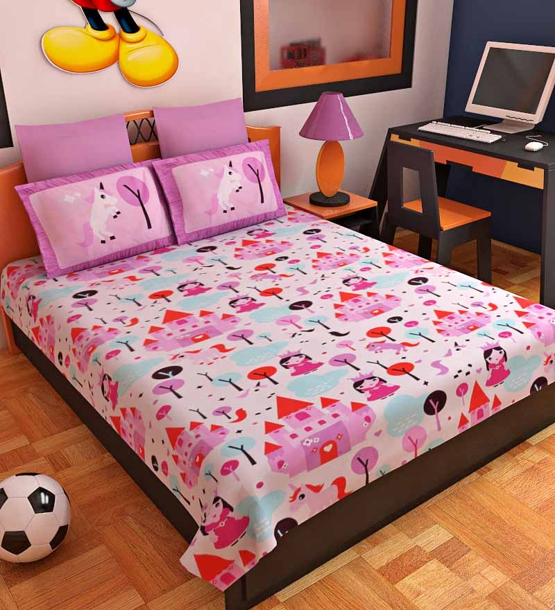 Bombay Dyeing Kids Single Bedsheet Set by Bombay Dyeing Online Kids