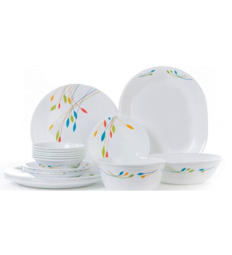Corelle Rainbow India Impressions 21 Pcs Dinner Set by Corelle Online