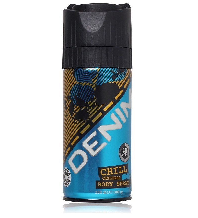 Denim Chill Deodorant Body Spray For Men 150Ml Pack Of 2 by Denim