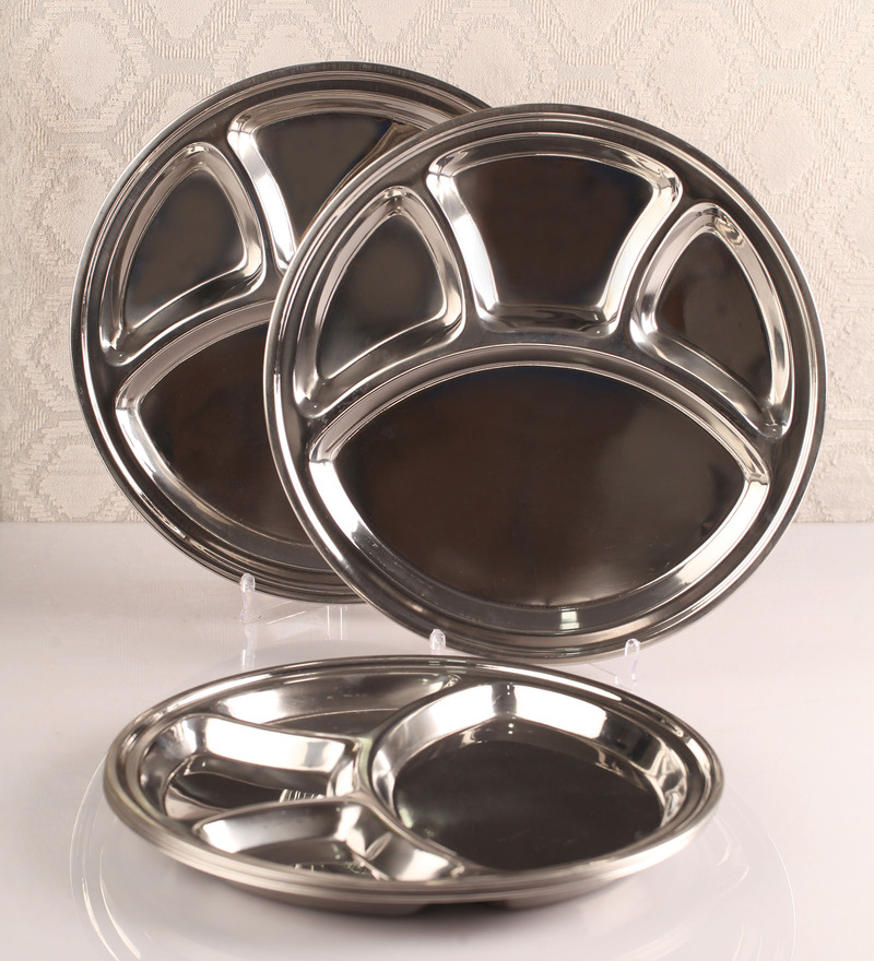 Dynamic Store Stainless Steel Partition Plates ( Set of 6 ) by