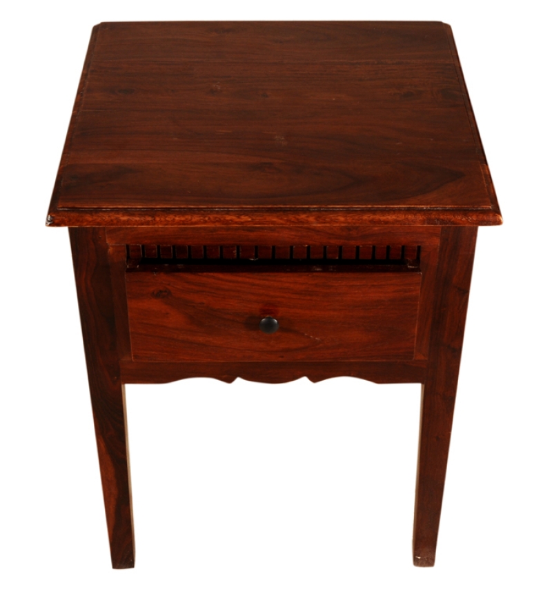 Fancy Sheesham Wood End Table by Mudra Online End Tables Furniture