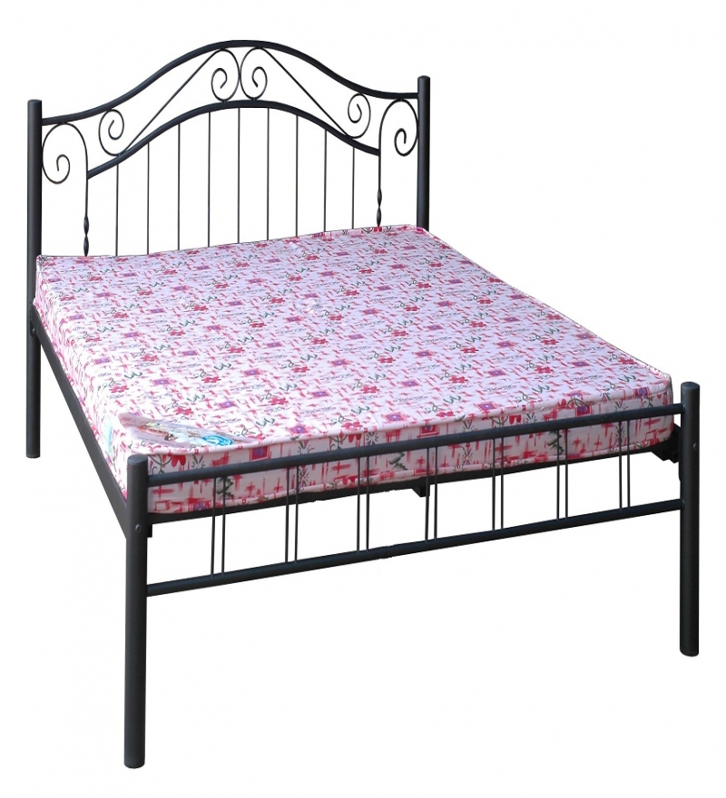 FK Metal Bed Queen Size  Duplicate by FurnitureKraft Online 