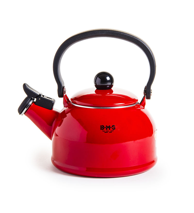 Fujihoro Whistling Kettle Red by Fujihoro Online Tea & Coffee Pots