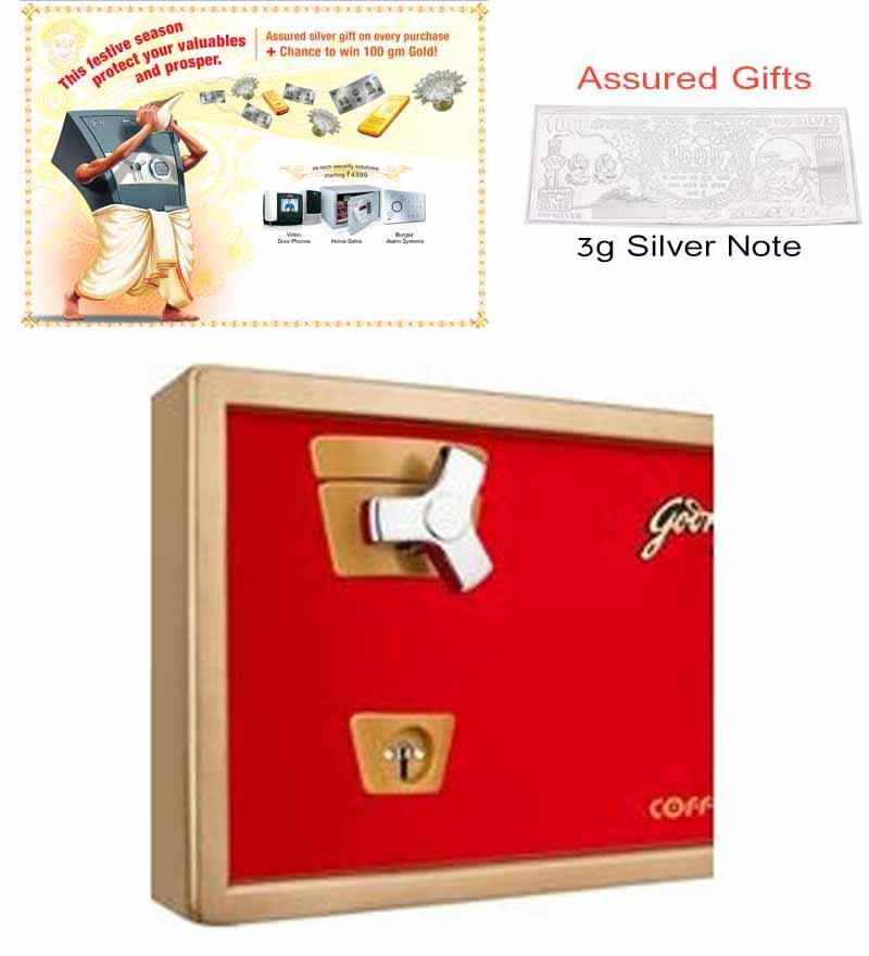 Godrej Security Premium Coffer V1 Red by Godrej Security Solutions