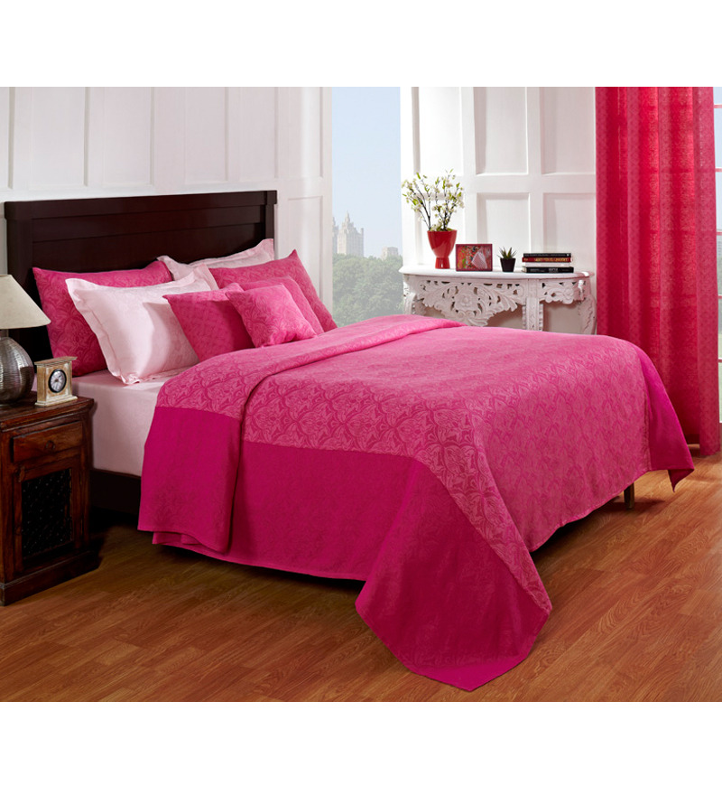 house-this-pink-double-bed-cover-set-house-this-pink-double-bed-cover ...