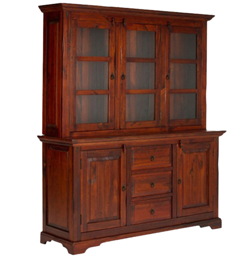 Downing Hutch in Colonial Maple Finish by Woodsworth by