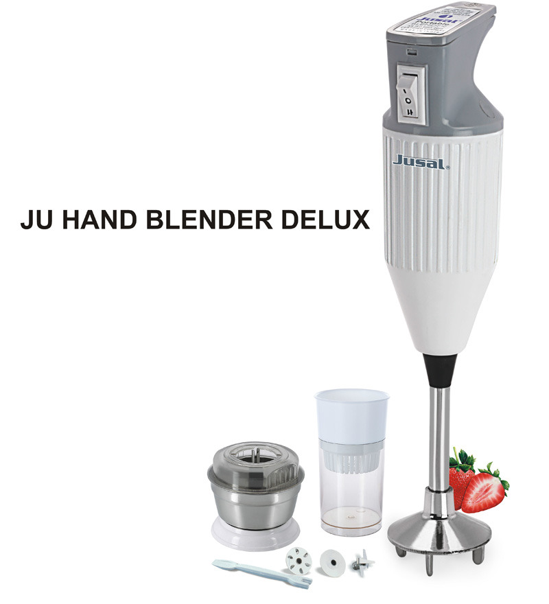 Jusal Deluxe Hand Blender 200 Watt with Attachment by Jusal Online