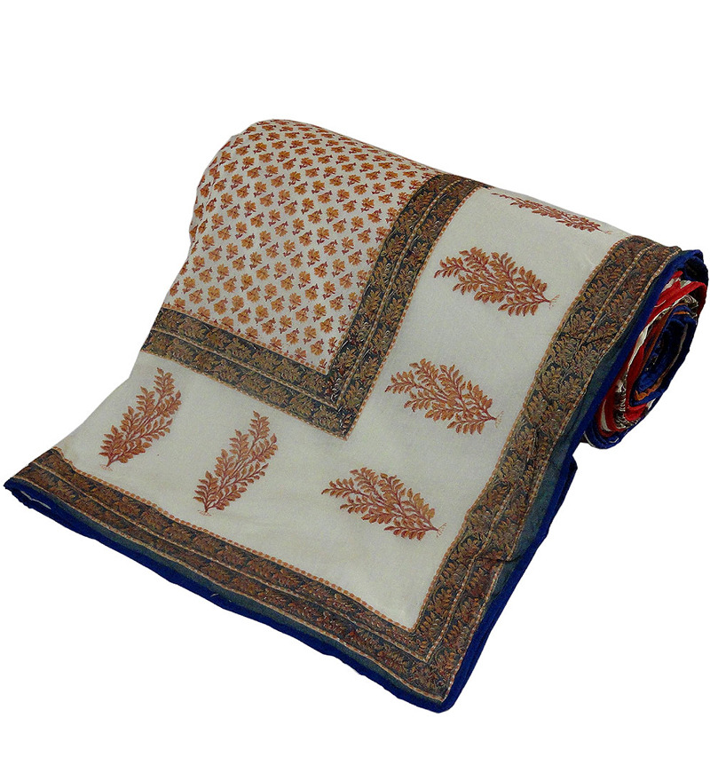 Little India Jaipuri Print Double Bed Duvet Dohar Comforter by Little