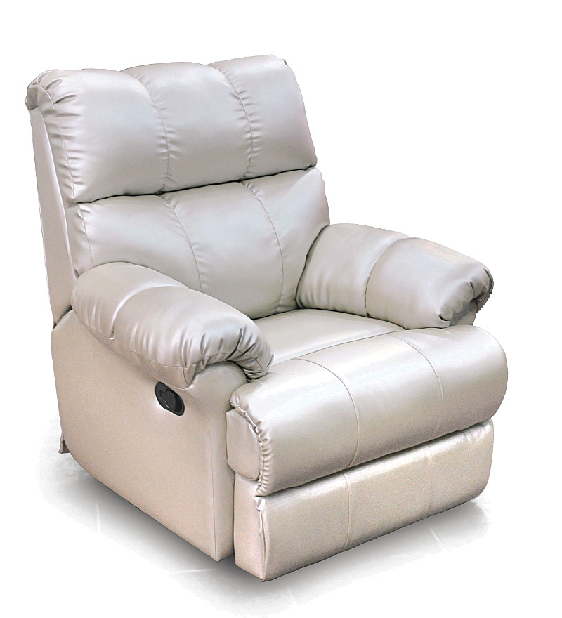 Little Nap Pearly White Casa Manual Recliner by Little Nap Designs