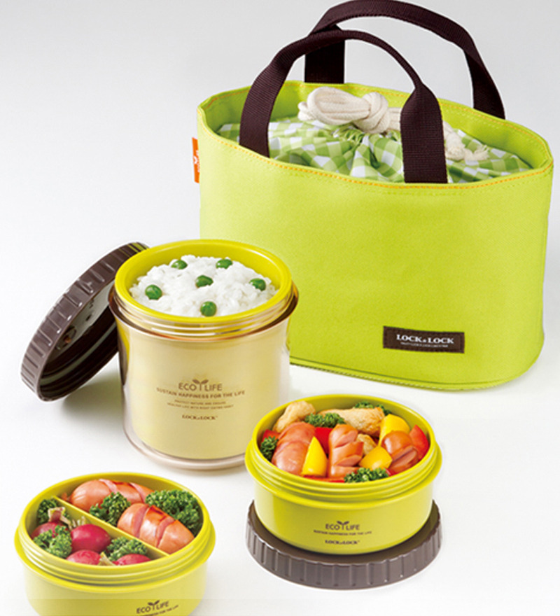 lock & lock lunch bag set