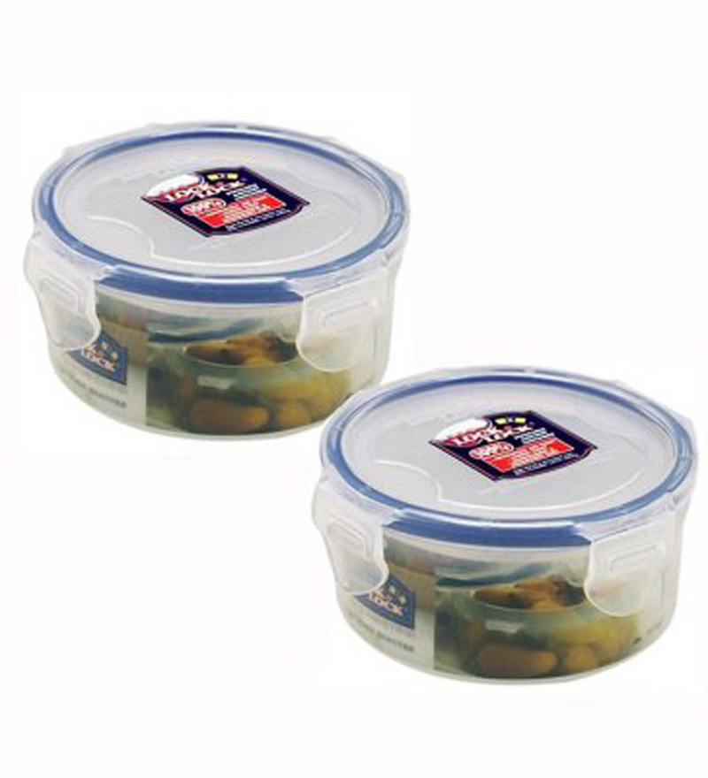 Lock & Lock Multi round Classic Container 300ml set of 2 by Lock 'N Lock Online Lock Storage