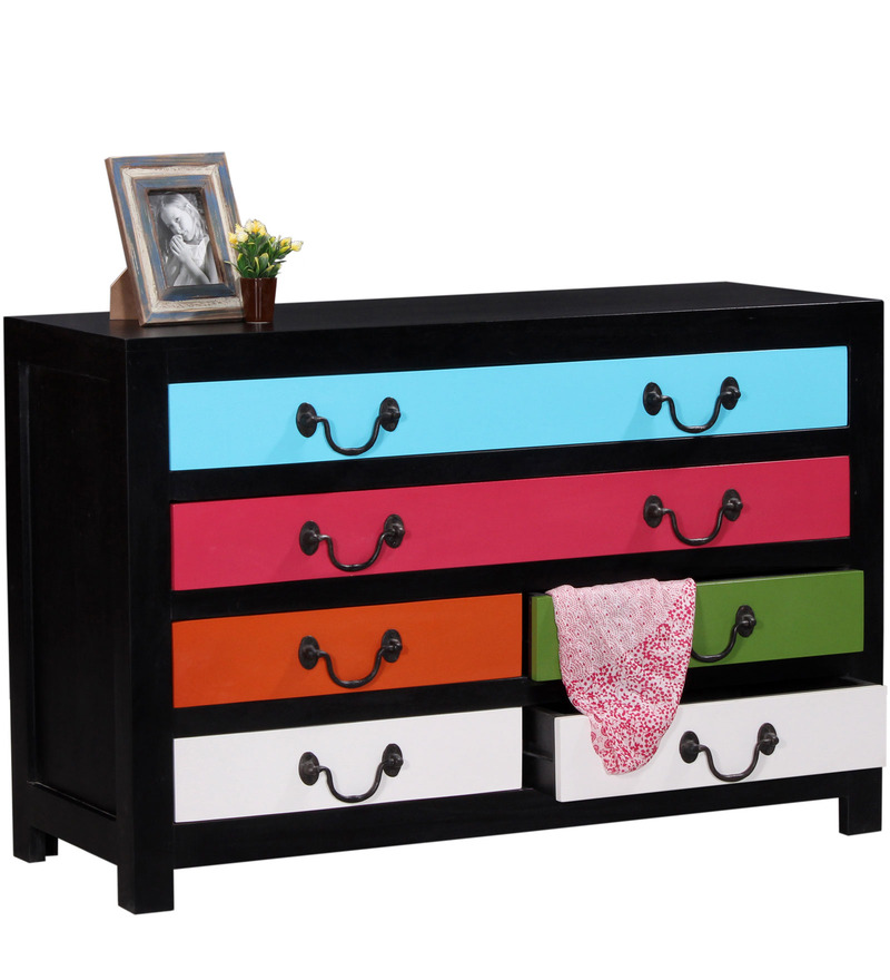 Mint Stylishly Colourful Chest of Drawers by Bohemiana by Bohemiana