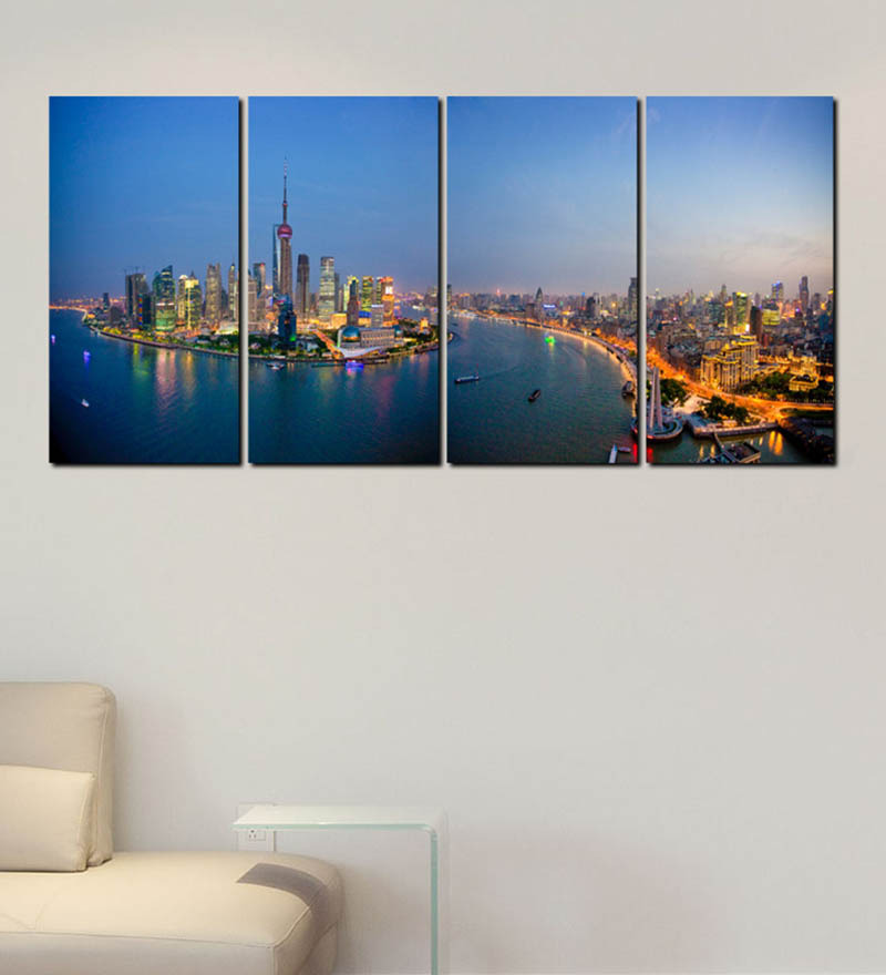 999Store City Sea View Multiple Frame Wall Art by 999Store Online