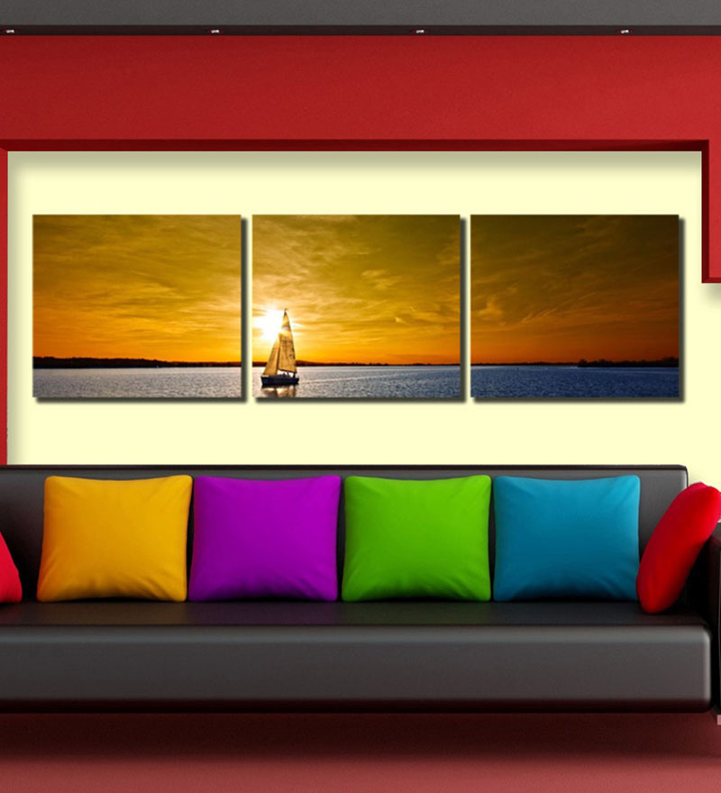 999Store Ship in the Sea Multiple Frame Wall Art by 999Store Online Framed Art Prints Home
