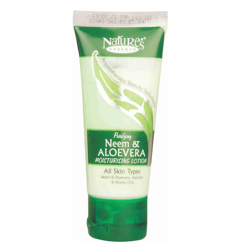 Nature'S Essence Neem & Aloevera Moisturising Lotion 60 Ml Pack Of 4 by