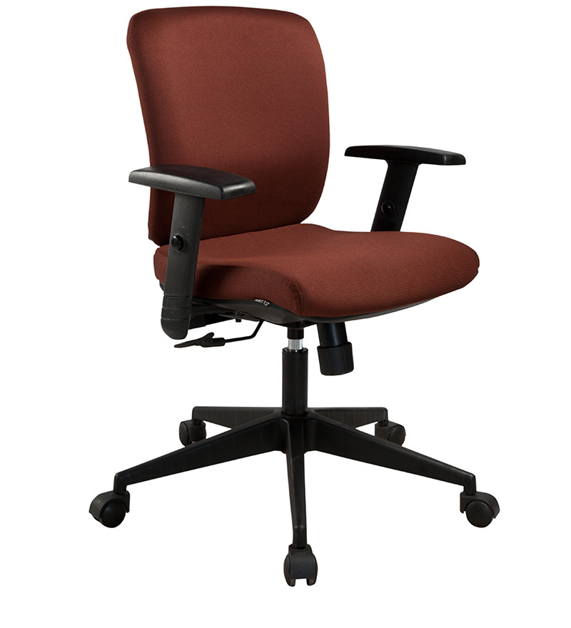 Neo Ergonomic Chair in Maroon Colour by VOF by VOF Online Ergonomic