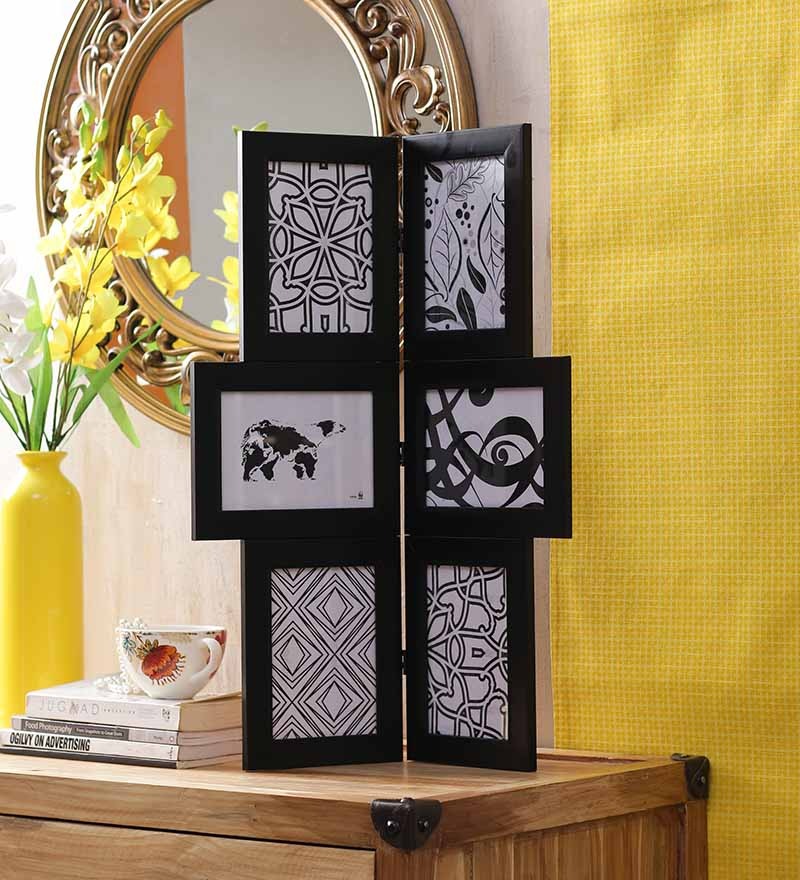 Novel Folding Table Desk Sweet Memories Collage with 6 Frames by Novel