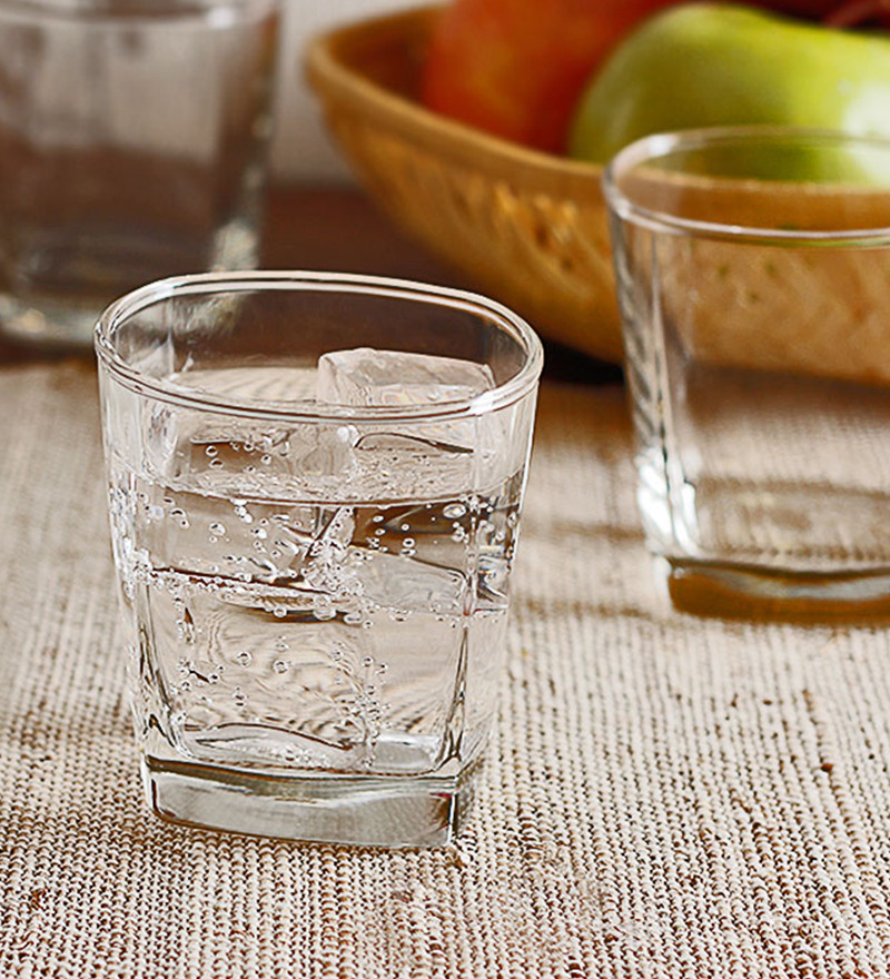 Ocean Plaza Rock Everyday Glass Set of Six by Ocean Online Everyday