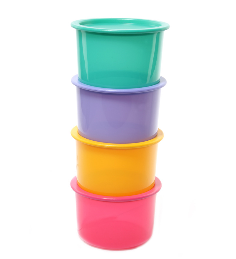 Tupperware One Touch Topper 4 pcs Canister Set 650 ml by Tupperware