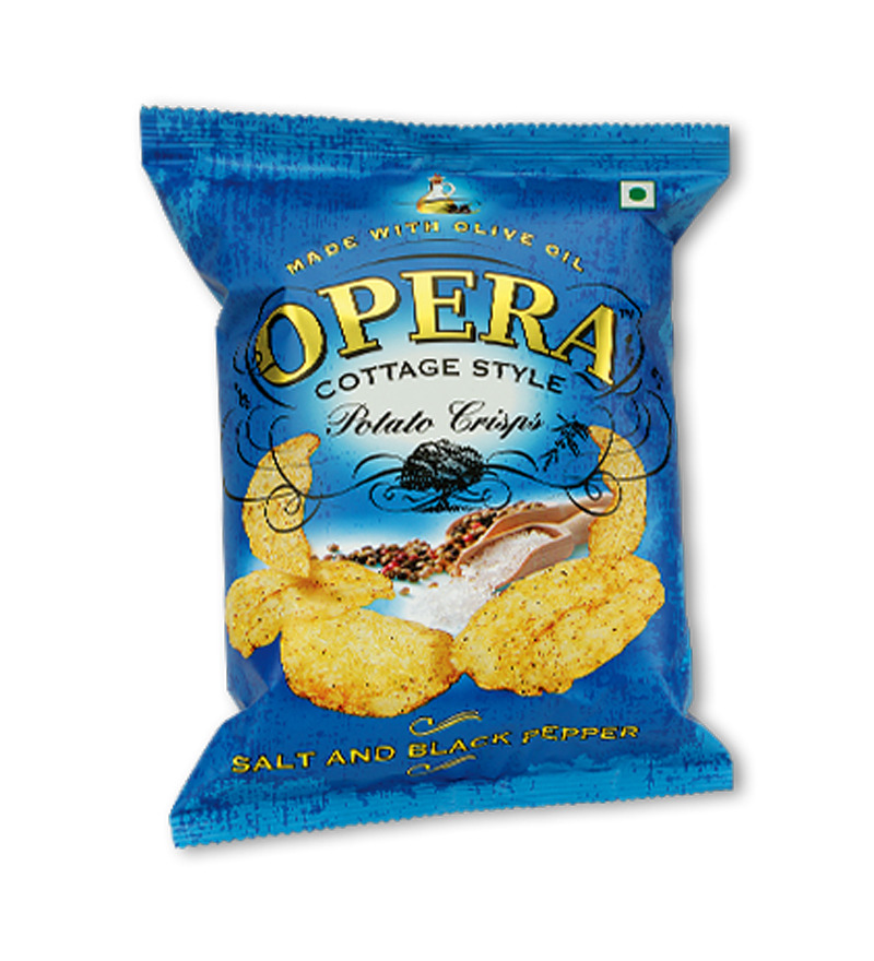 Opera Potato Chips Salt n Black Pepper (Set of 5) by Opera Potato Chips