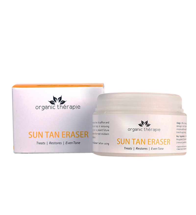 Organic Therapie Sun Tan Eraser Sun Tan Removal Cream & Pack 50 gms