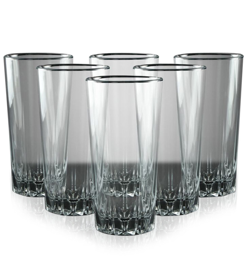 Pasabahce Karat Long Glass Set Of 6 By Pasabahce Online Everyday Glasses Kitchen Pepperfry 7289