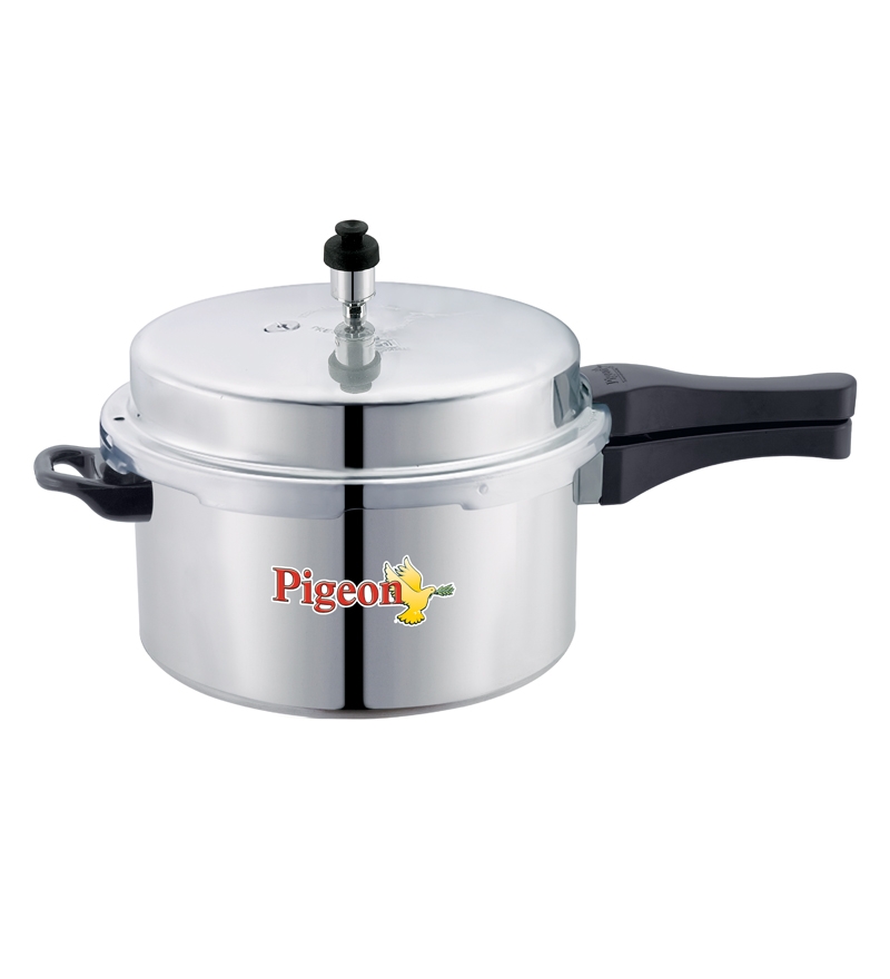 Pigeon Aluminium Pressure Cooker Induction Base 7.5 Ltr Calida by