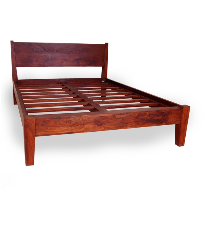 Sheesham Wood Queen Size Bed by Mudra Online Queen Sized Furniture