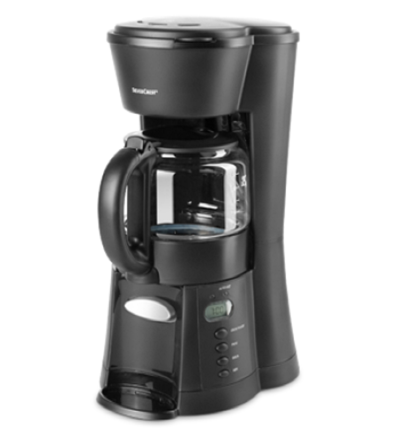 SILVER CREST SKATG 1050 A1 1.5L Matte Coffee Maker (Black) by SILVER