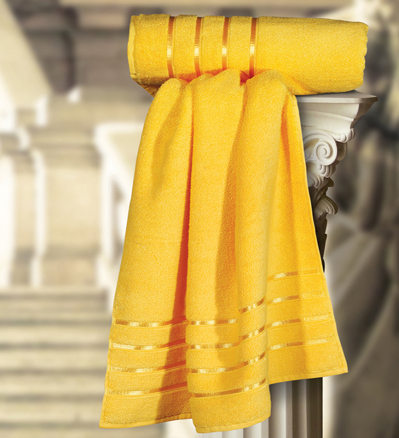 Spread Roman Yellow Hand Towel by Spread Online Hand Towel Towels