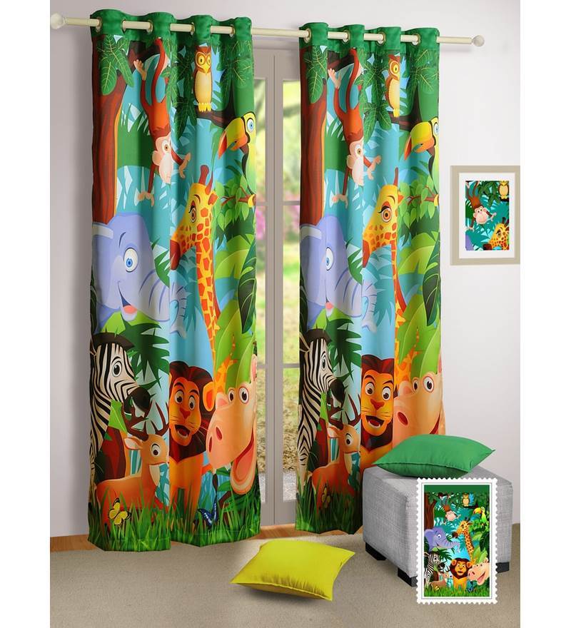 Door Curtain With Eyelets (Digitally Printed, Suitable For Kids Bed ...