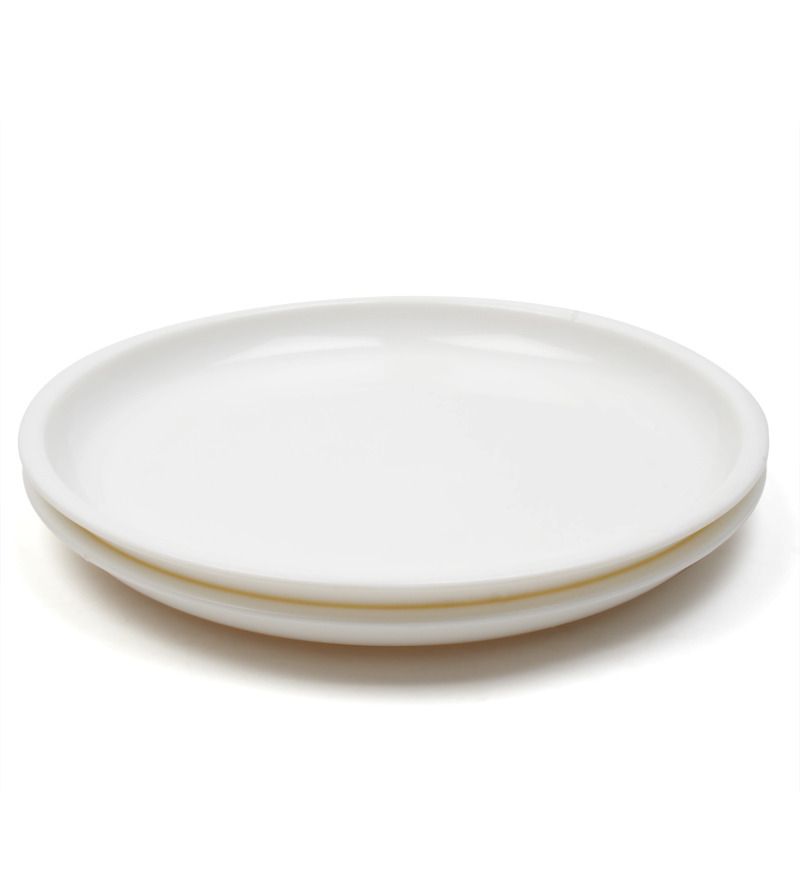 Trust White Round Quarter Plate Set Of 2 by TRUST Online Plates