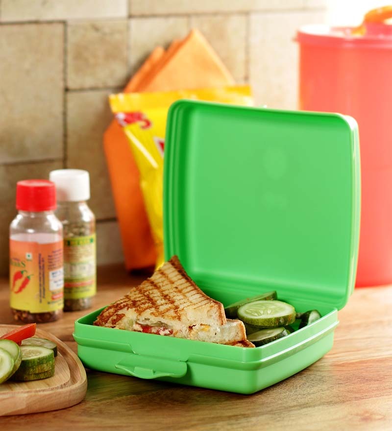 Tupperware 1 Pc Frog Sandwich Keeper 300 ml by Tupperware Online