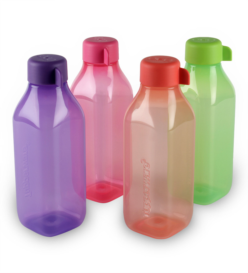 Buy Tupperware 500 Ml Square Shaped Bottles Set of 4 Online Bottles