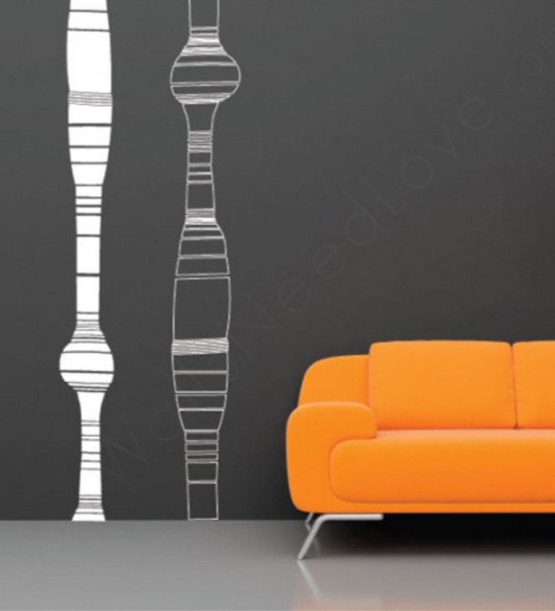Wall Art Decor Ethnic Pillar Wall Sticker by Wall Art Decor Online