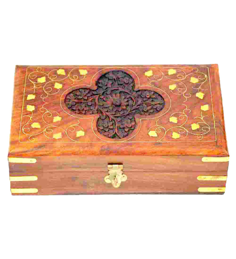 Wooden Jewelry Box Fancy Big by Villcart Online Trinket & Jewellery