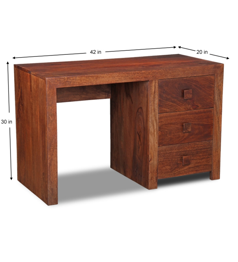 Cayenne Study Table with Side Drawers by Mudramark Online Study