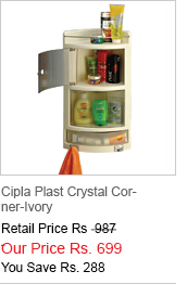 Cipla Plast Crystal Corner-Ivory