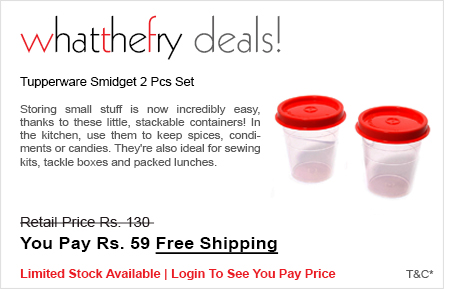 Tupperware Smidget 2 Pcs Set only for Rs.59