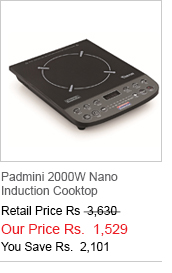 Padmini 2000W Nano Induction Cooktop  