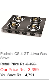 Padmini CS-4 GT Jalwa Gas Stove  