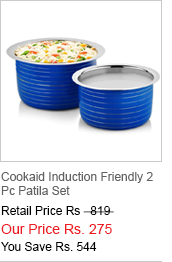 Cookaid Induction Friendly 2 Pc Patila Set