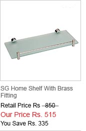 SG Home Shelf With Brass Fitting