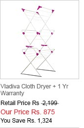 Vladiva Cloth Dryer + 1 Yr Warranty