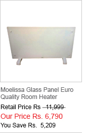 Melissa Glass Panel Eco Friendly Exclusive Euro quality Room Heater 