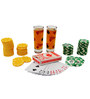 Bar World 63 pc Poker Drinking Game Set