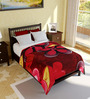 Bombay Dyeing Red Polyester Single Bed Mink Blanket