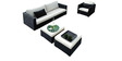 GEBE Exotic Sofa Set in Black Colour