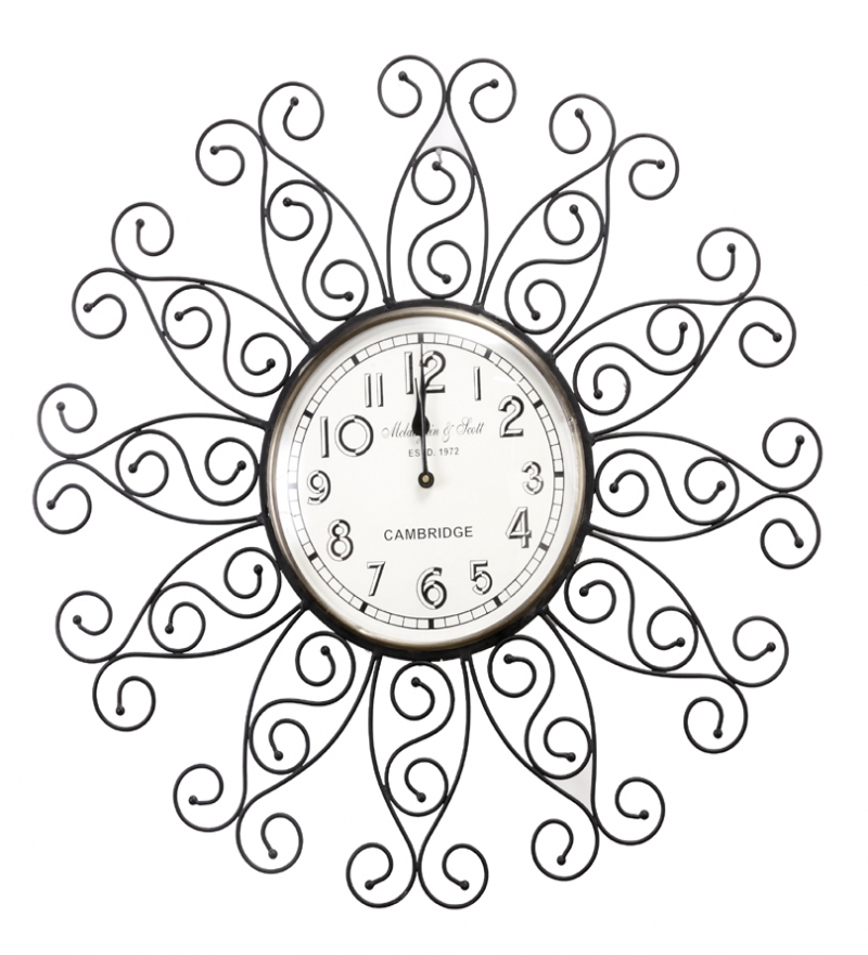 Goyal India Filigree Design Round Wall Clock by Goyal India Online ...